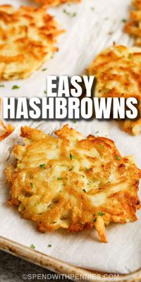 Need a quick breakfast or snack? Frozen leftover shredded hashbrowns are a great option. Make a big batch and freeze the leftovers to grab on busy mornings. #spendwithpennies #homemadehashbrowns #homemadeshreddedhashbrowns #shreddedhashbrowns #hashbrowns #breakfast #sidedish #easybreakfastrecipe #howtomakehashbrowns