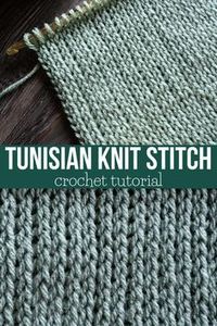 The Tunisian Knit Stitch is the most knit-like stitch we can make in crochet. Let's learn how to crochet the Tunisian Knit Stitch with this video tutorial!