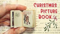 DIY Miniature Tiny Christmas Book (papercraft) - YouTube