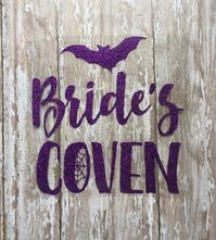 Brides Coven Iron on Decal/DIY Bridal Party Shirts/ DIY Bachelorette Party Shirt/ Witchy Wedding Par