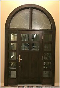 Custom Cast Glass Front Door Panels by Heather Cuell | Effusion Art Gallery + Glass Studio