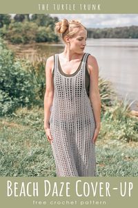 Beach Daze Cover-Up Crochet Pattern - The Turtle Trunk