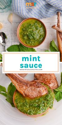 If you're looking for a light, bright sauce to use up all of that mint from your garden, this EASY Mint Sauce recipe will be perfect!