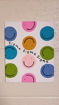 Tri Sigma | Sigma letter | greek painting | pink design | Sorority canvas | sorority painting | sorority painting canvas | sorority painted letters | sorority letter design | sorority painting ideas | sorority art | sorority decor | dorm decor | college girl dorm | trendy craft | little gift | sorority craft | dorm wall decor | diy painting | diy canvas | sorority craft | boho design | easy design | big little canvas