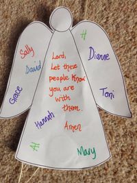 Flame: Creative Children's Ministry: Jacob's Ladder Ascending Angel Craft and Prayer Activity