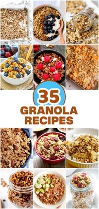 Are you looking to add variety to your morning breakfast routine? Look no further than this roundup of 35 Delicious Healthy Homemade Granola Recipes. Whether you’re a fan of chewy, crunchy, fruity, or nutty granolas, you’ll find something to make your mornings mouthwatering.