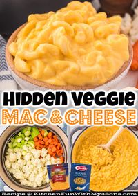 This Veggie Mac and Cheese recipe is a great way to get more veggies into your kids’ bellies. The soft cooked vegetables are blended into the cheesy sauce so the kids will never know there are hidden veggies!