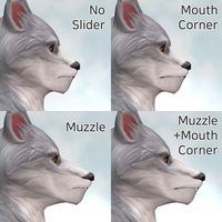 Mod The Sims - Extended Muzzle and Mouth Corner Depth Slider (2X VER UPDATE)