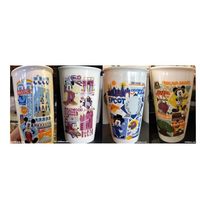 Walt Disney World 2018 4x Parks Tumbler Mug Set Starbucks. These Are New And Have Been Stored In Our Cabinet. The Maroon Lid Has A Little Squish To It (See Pics). Excellent Condition. Approximately 6 Tall. 12 Ounce