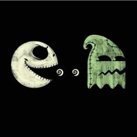 The Nightmare Before Christmas & Pacman Mashup!!! ❤🍁🎃💀👻🍁❤  #TheNightmareBeforeChristmas #Pacman #mashup