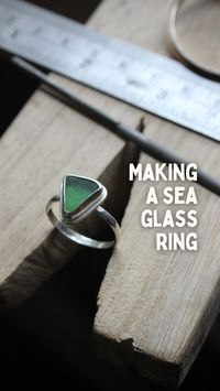 Forged for a friend 🫶 A sea glass ring for a truly lovely lady, made with treasure found on our local beach by one of her daughters 💚🌊 Hope you had an amazing birthday Cathy, you beautiful human, you! And thanks for letting me share the making of it here. I really enjoyed this one 😊⚒️🌈 xxx This reel is original content by @willowandtwigg #jewellerymaker #behindthescenes #jewellersworkshop #makingjewelry #makingjewellery #howitsmade #whatsonmybench #myworkspace #mycreativebiz #ladysmith ...