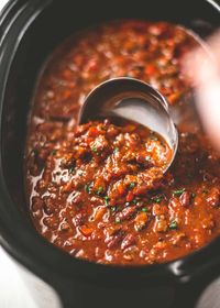 Like most chili recipes, Classic Beef Chili improves in flavor the longer it cooks, so it’s a perfect recipe for the slow cooker or crockpot. This version is unique because it includes sausage along with the classic beef, beans, spices, and aromatics for maximum flavor.