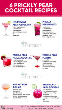 Dive into the vibrant world of Prickly Pear Cocktail Recipes! 🌵🍹 Unleash the exotic allure of prickly pear with these refreshing concoctions that redefine your cocktail game. From the zesty Prickly Pear Margarita to the tantalizing Prickly Pear Mojito, these recipes bring a burst of color and flavor to your glass. Shake, stir, and sip your way to a desert-inspired libation experience! 🌺✨ #PricklyPearCocktails