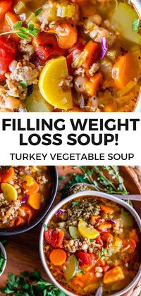 Try this Healthy Weight Loss soup, packed with lean turkey, fresh veggies, and savory broth. This low-calorie soup is perfect for a nutritious meal that supports your weight loss goals. Easy to prepare and full of flavor, it’s a satisfying turkey vegetable soup that will keep you full and energized.