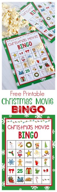 Christmas Movie Night party ideas, games, treats and more. Perfect holiday party ideas.