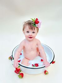 Diy milkbath photoshoot for 1st bday