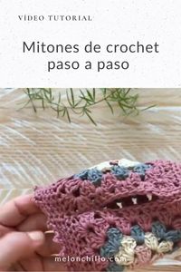 Patrón gratuito en vídeo para tejer guantes sin dedos a partir de cuatro grannys de ganchillo #grannysquare #patrondecrochet #guantessindedos