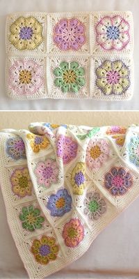 African Flower Crochet - Free Patterns and Inspiration | Crochetpedia