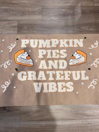 Hand Painted Banner, Friendsgiving, Thanksgiving