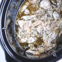 Slow Cooker Greek Chicken Gyros - Season & Thyme