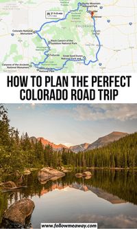 how to plan the perfect colorado road trip