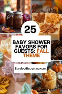 Make your guests feel special with these fall-themed baby shower favors! 🍂 These thoughtful gifts are perfect for showing your appreciation and celebrating the season. Choose from a variety of delightful options that capture the essence of autumn. Your guests will cherish these memorable tokens! 🧡