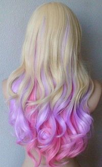 Love some cotton candy hair