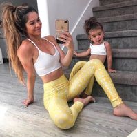 Matching Workout Gear for you and your Little | Sunshine Day Collection | Mama we Match adorable matching outfits for your wife and your daughter. Great gift idea for moms who like to workout.  Check out Mama we Match for other matching outfits for your next playground trip or mommy daughter workout class. #giftidea #kids #buy #fitness #workoutgear #matchingoutfits