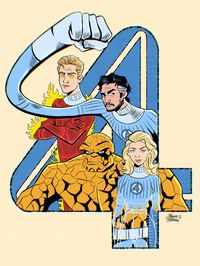 Fantastic Four - artist Marcos Filêmon @/kinhoF_1994 on Twitter