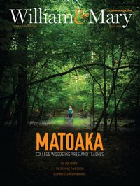 "Over 10 miles of trails wind through Matoaka Woods" Fall 2013 magazine #TribePride #WMAlumni #WMAA