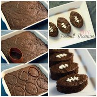 Football Brownies (okay, Not A Recipe, But Gotta Remember)