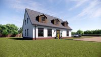 The Woolhope is one of our more popular dormer bungalow house designs, with a style and character that would look at home in any self-respecting country setting.  Take a look at it from all angles with our fly-by video, and then click the link to see this design in more detail.