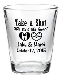 NEW Personalized 1.5oz Wedding Favors Glass Shot by Factory21. $145 for 96. $162 for 120.