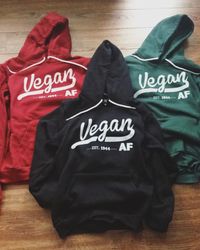 Image of PRE-ORDER UNISEX VEGAN AF HOODIE