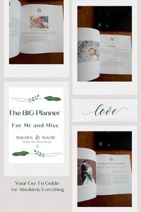 The BIG Wedding Planner for Mr and Miss is THE COMPLETE GUIDE to everything about planning your wedding. Over 200 pages with LOTS of fantastic and useful information, including tips from expert contributors Plus…. Writing your vows Beautiful readings Managing your budget Money tracker Taking care of you – tips on coping with stress and looking after each other Planning timeline AND SO MUCH MORE…. This is your go-to source of easy-to-access information and advice.