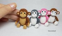 Симпатичные обезьяны крючком Amigurumi Обезьяна Сделано | Etsy Украина