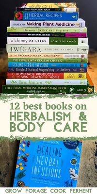 For beginning and more advanced herbalists alike, it’s important to have some books about herbs and herbal recipes on hand. I often get asked what my favorite herbalism books are, and there are so many great ones to choose from! I’ve narrowed it down to what I think are the 15 best books about herbalism and natural body care for you here. These books will give you a great start on how to make your own plant medicine!