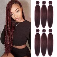 PRICES MAY VARY. 1.【Hair Material】: Pre-stretched braiding hair made with high quality, flame-retardant synthetic fiber,Yaki Texture,ombre braiding hair 2.【High Quality 】: Sweat Resistant Fiber-Fresh and light Braiding Hair 3.【 Length & Weight 】: 22 inch,and Multiple Colors can be choose.80 ±5g/pack, 6 packs/order. 4.【Easy to Install】: Itch-free, tangle-free, shedding-free ,since the hair is pre stretched ,so it will save much more time to braid and install 5.【Hot Water Setting 】:You can change