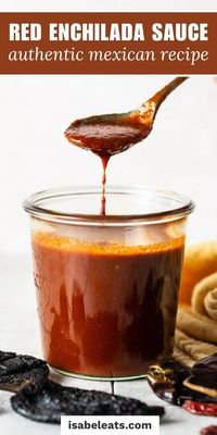 This authentic enchilada sauce recipe is made with dried chiles and Mexican chocolate and is full of traditional Mexican flavor that’s better than any store-bought sauce. It's the perfect way to elevate your enchiladas with its rich and savory flavor. It’s a total game-changer!