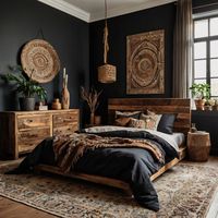 #beautiful #bedroom decor/ boho deco