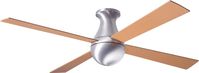 Modern Fan BAL-FM-BA-42-AL-NL-001 Ball Flush 42 Inch Brushed Aluminum Ceiling Fan