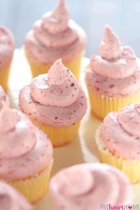 Strawberry Cream Cheese Frosting is thick, silky, and bursting with strawberry flavor thanks to a special ingredient...crushed, freeze-dried strawberries!