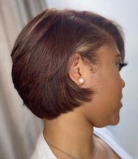 Short Brown Bob for Black Ladies