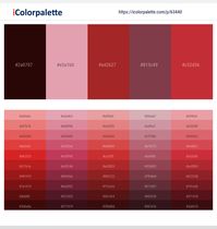 Colors included in this palette similar to Aubergine, Aubergine and Brick Red, Aubergine and Kobi, Aubergine and Lotus, Aubergine and Mexican Red, Black, Brick Red, Brown, Brown and Fire Brick, Brown and Sienna, Claret Red, . Download color palette as Pdf, Adobe swatch and more.