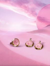 The Aréthuse Rose Nebula collection transforms classic beauty into an ethereal vision.