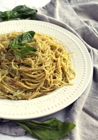 GF Low-Histamine Vegan Italian Basil Noodles (Ready in 15 Min!) - Bohemian Vegan Kitchen | Formerly Beautifully Bohemian