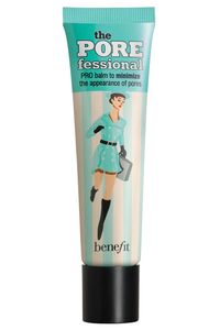 Benefit POREfessional  A little of this clear gel goes a long way under sheer makeup like tinted moisturizers and powder foundations. Just dab on a pea size amount and spread over your skin for an airbrushed-like effect that makes pores and uneven patches less noticeable.