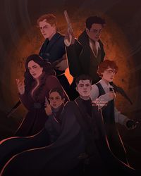 📚: Six of Crows (Grishaverse), 🎨: @artscapade