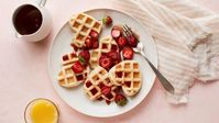 This three-ingredient recipe fills store-bought puff pastry with chocolate-hazelnut spread and presses them in a waffle maker to make "puffles."