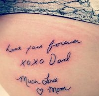 15 Touching Mom Dad Tattoo Ideas